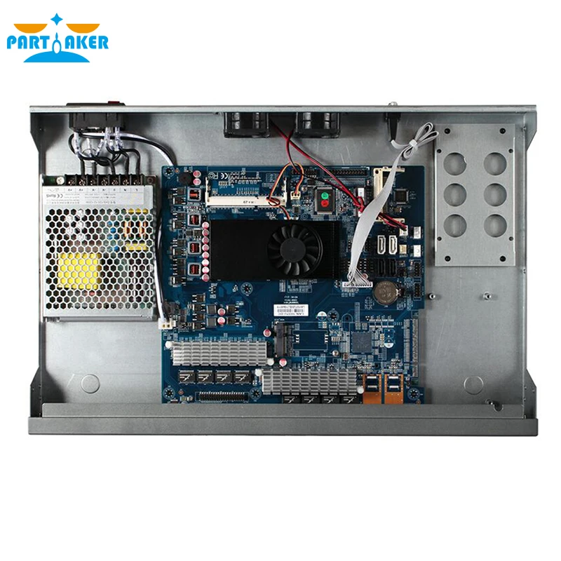 Причастник R14 ROS 8 * Intel 82574L Gigabit Ethernet сетевой брандмауэр с I7 3517U 4G RAM 64G SSD|Сетевой