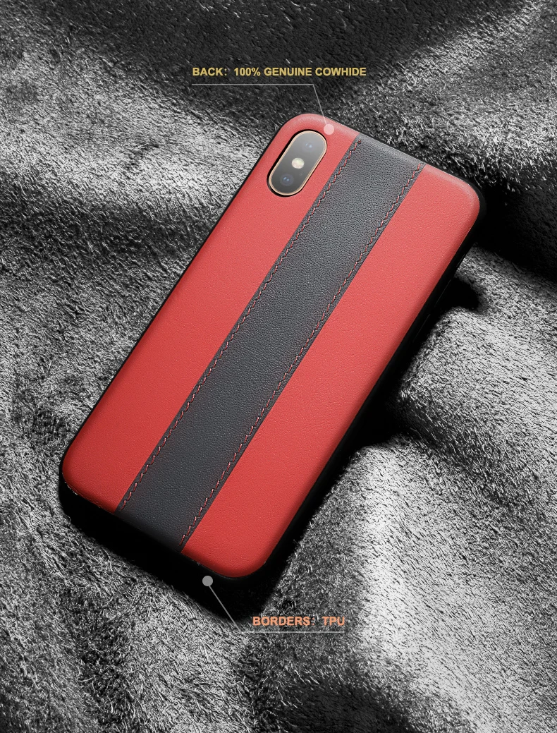 Sancore натуральная кожа наппа защитный чехол для телефона для iPhone X XS Max Роскошный PU ткань для iPhone Сумка задняя крышка