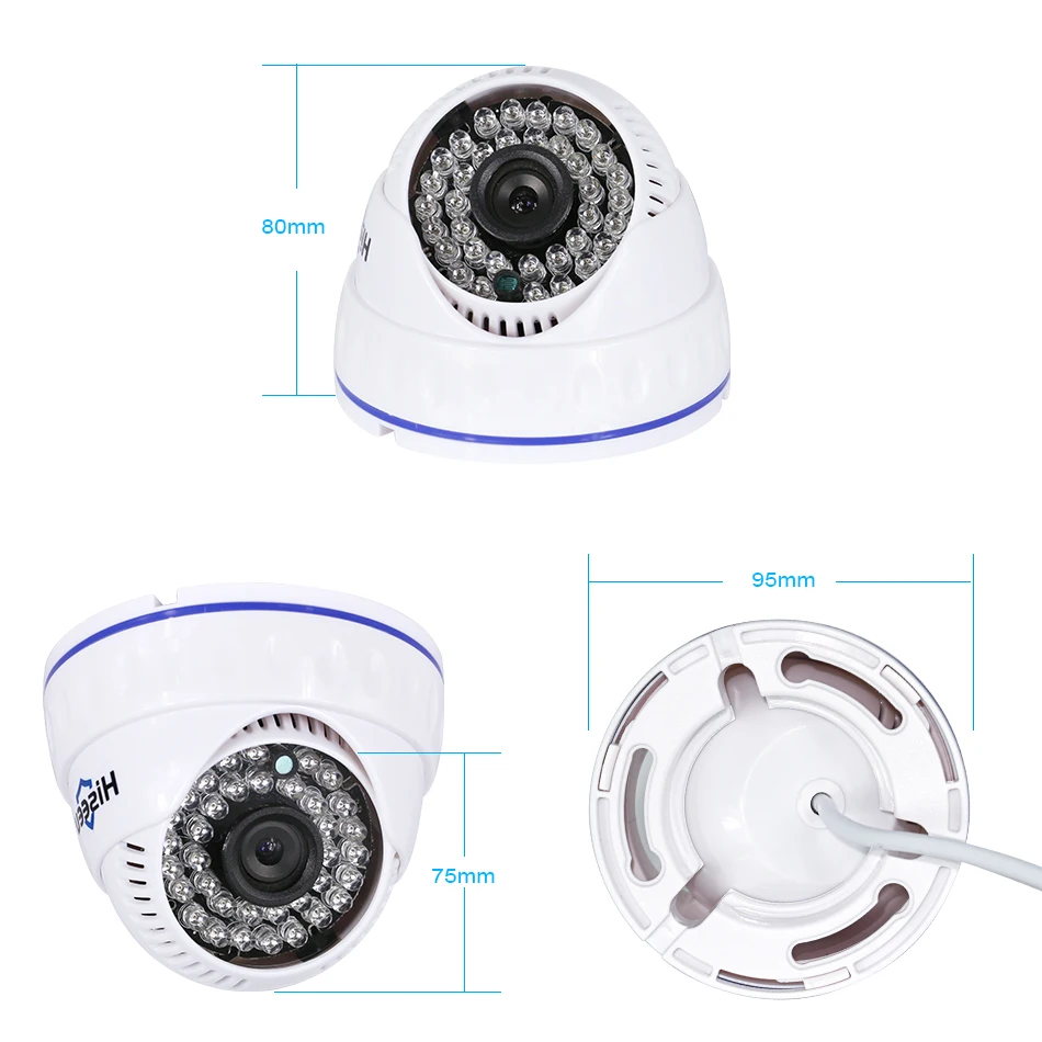 Hiseeu CCTV Камера Системы 720 P/1080 P AHD DVR Kit 4 канала купольной камеры для домашней