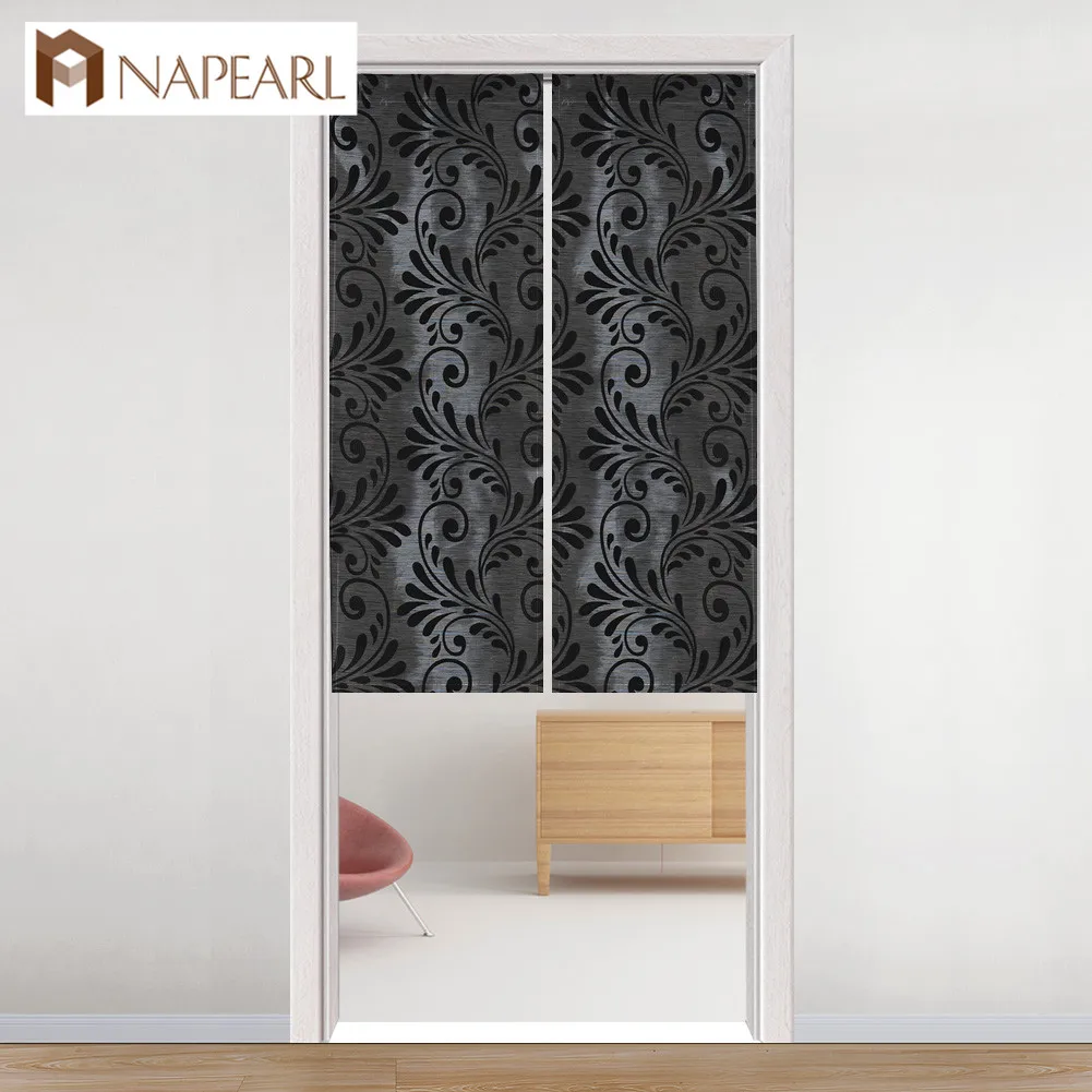 NAPEARL короткие длинные шторы европейские цветочные капли для гостиной двери полу тени нить ткань стержень Карманный обработки все матч