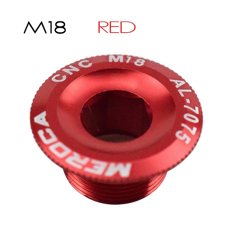 M18 Red Болты для болтов для шоссейного велосипеда, болты для рукоятки, болты M18 M20, крепежные болты для SHIMANO, болты для рукоятки, винты для оси BB - Цвет: M18 Red