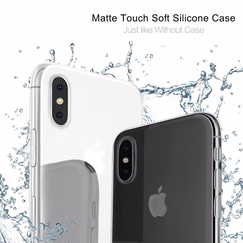 TPU Case for iPhone X Ultra Thin Soft Silicone Transparent Cover 6 6s 7 8 Plus Cases Phone |