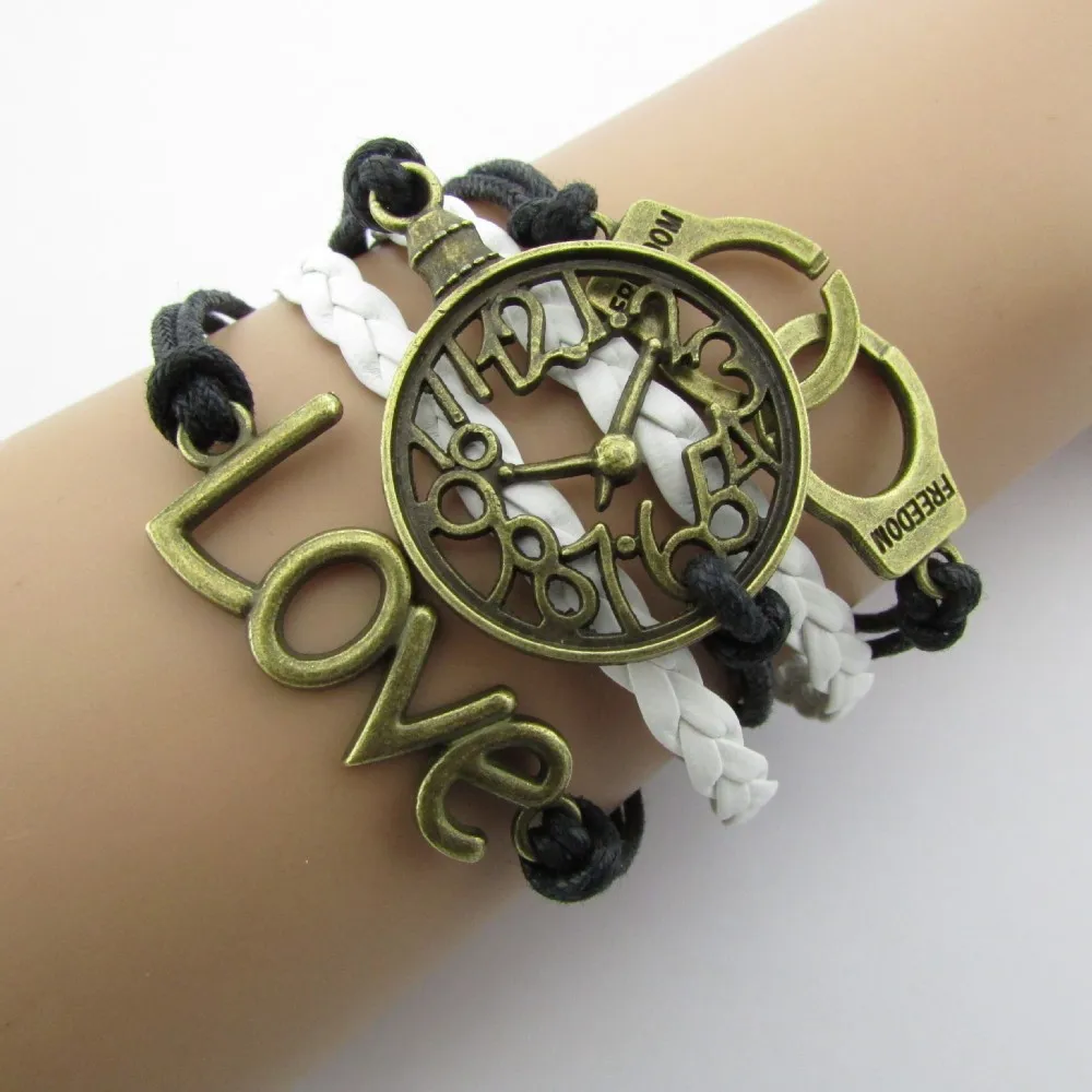 Браслет Free Wings 2016 Ретро стиль кошачье дерево персонаж модные ювелирные изделия