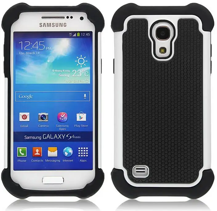For Galaxy S4 Mini Case Drop Protection Armor Defender Hybrid Dual Cover Protective Samsung i9190 i9195 |