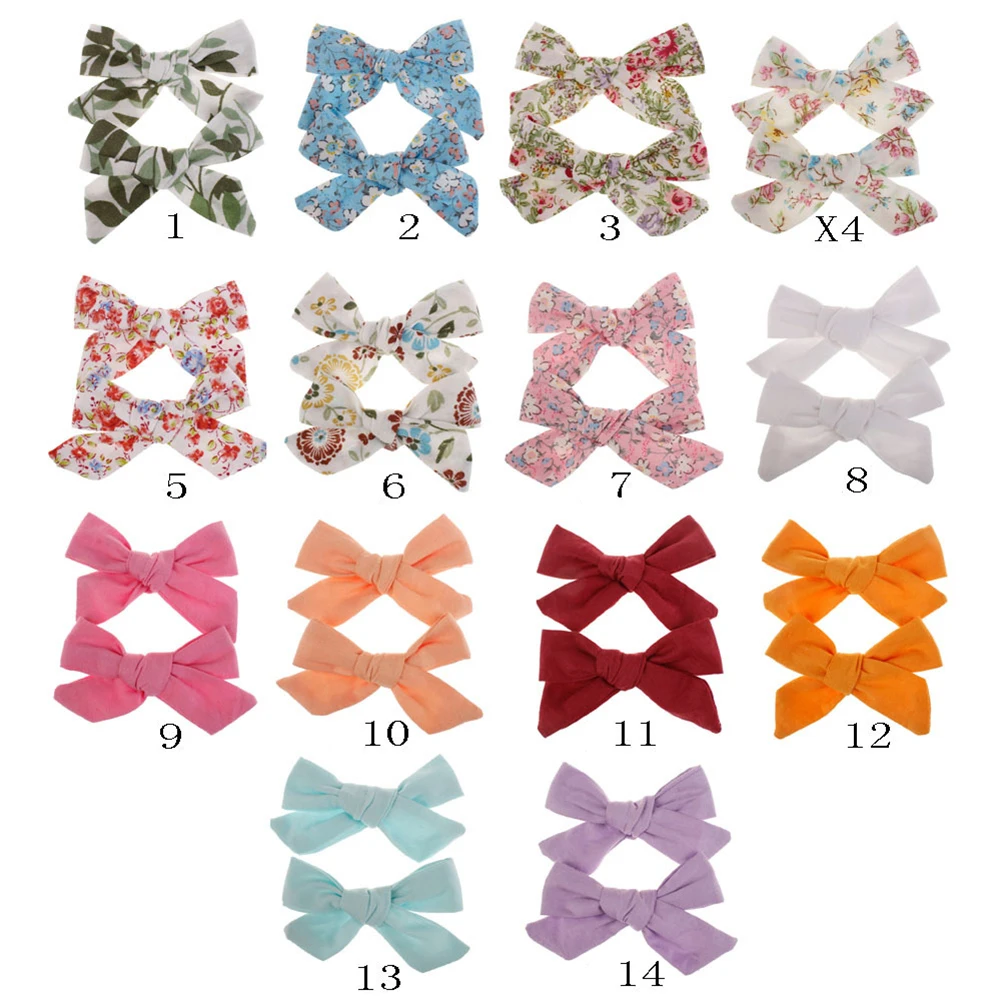 Заколки для волос в стиле бохо с цветочным принтом 2 шт.| |