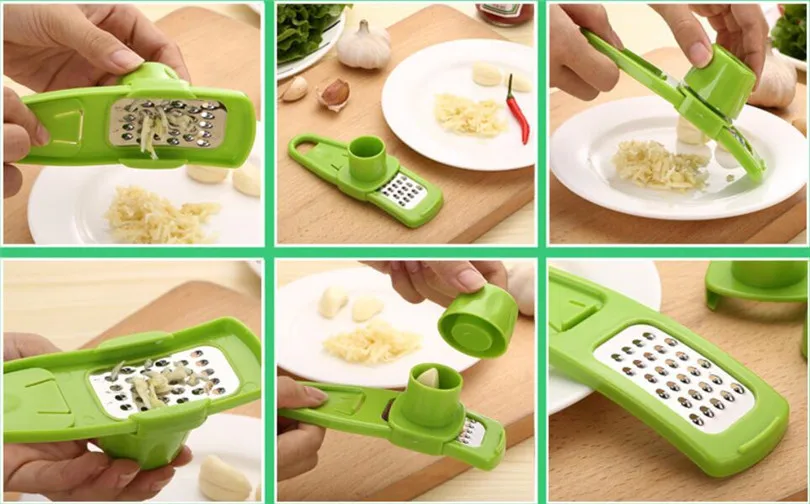 ABS Ginger Garlic press Grinding Grater Planer Slicer Cutter Cooking Tool Multipurpose Microplaner andGrater Kitchen Accessories