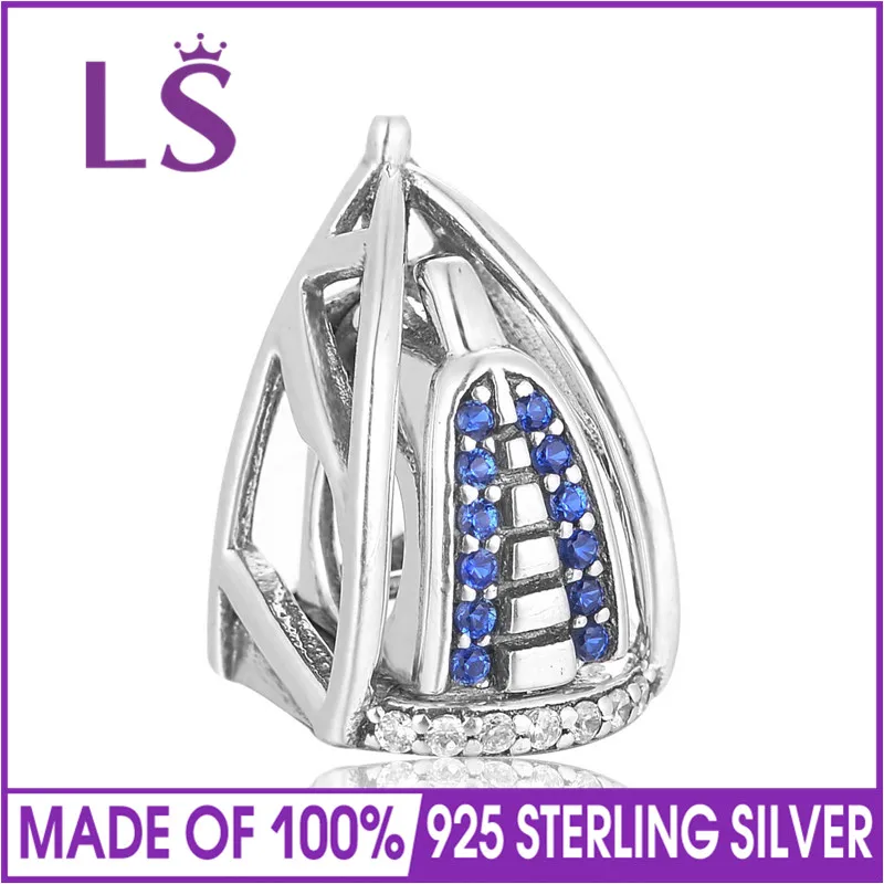 Женские шармы с фианитом LS Silver из стерлингового серебра 925 пробы AAA цирконием |