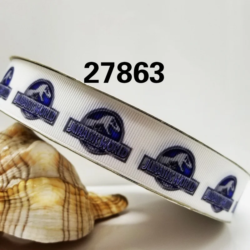 50 ярдов мультфильм напечатанный grosgrain ленты 28481 - Цвет: 27863