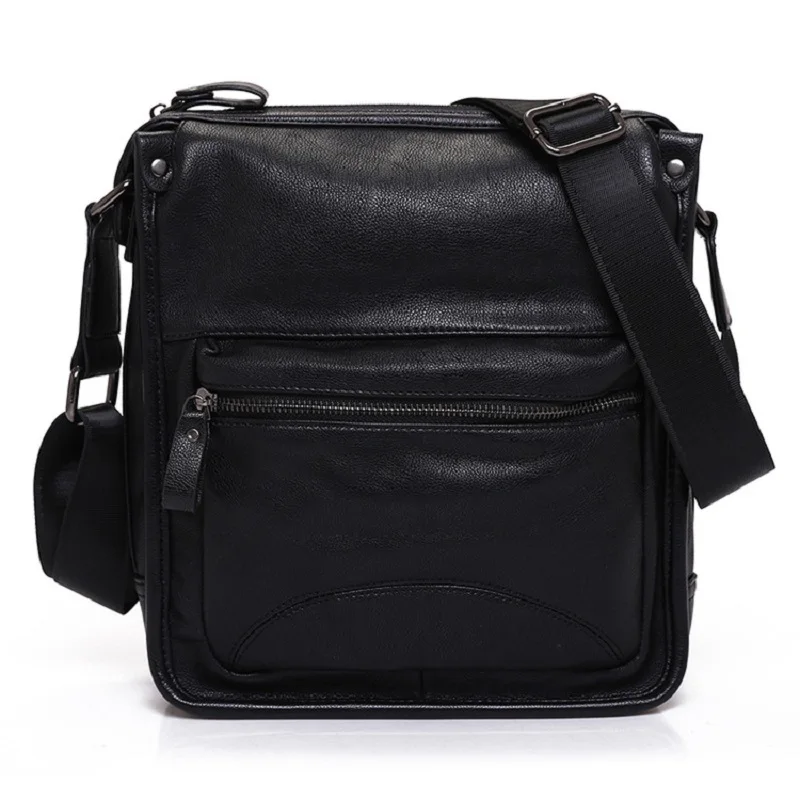 Повседневная Деловая кожаная сумка-мессенджер для мужчин Лидер продаж мужская