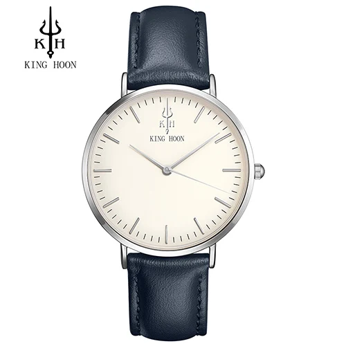 blue silver white KING HOON серебряные женские часы роскошные высококачественные водонепроницаемые Montre Femme из нержавеющей стали женские наручные часы - Цвет: blue silver white
