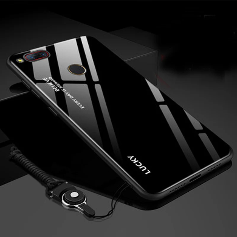 Чехол из закаленного стекла для NUbia Z17 mini NX569H градиентный цвет синий луч Аврора кожа задняя крышка NUbia Z 17 mini NX 569H чехол - Цвет: A4