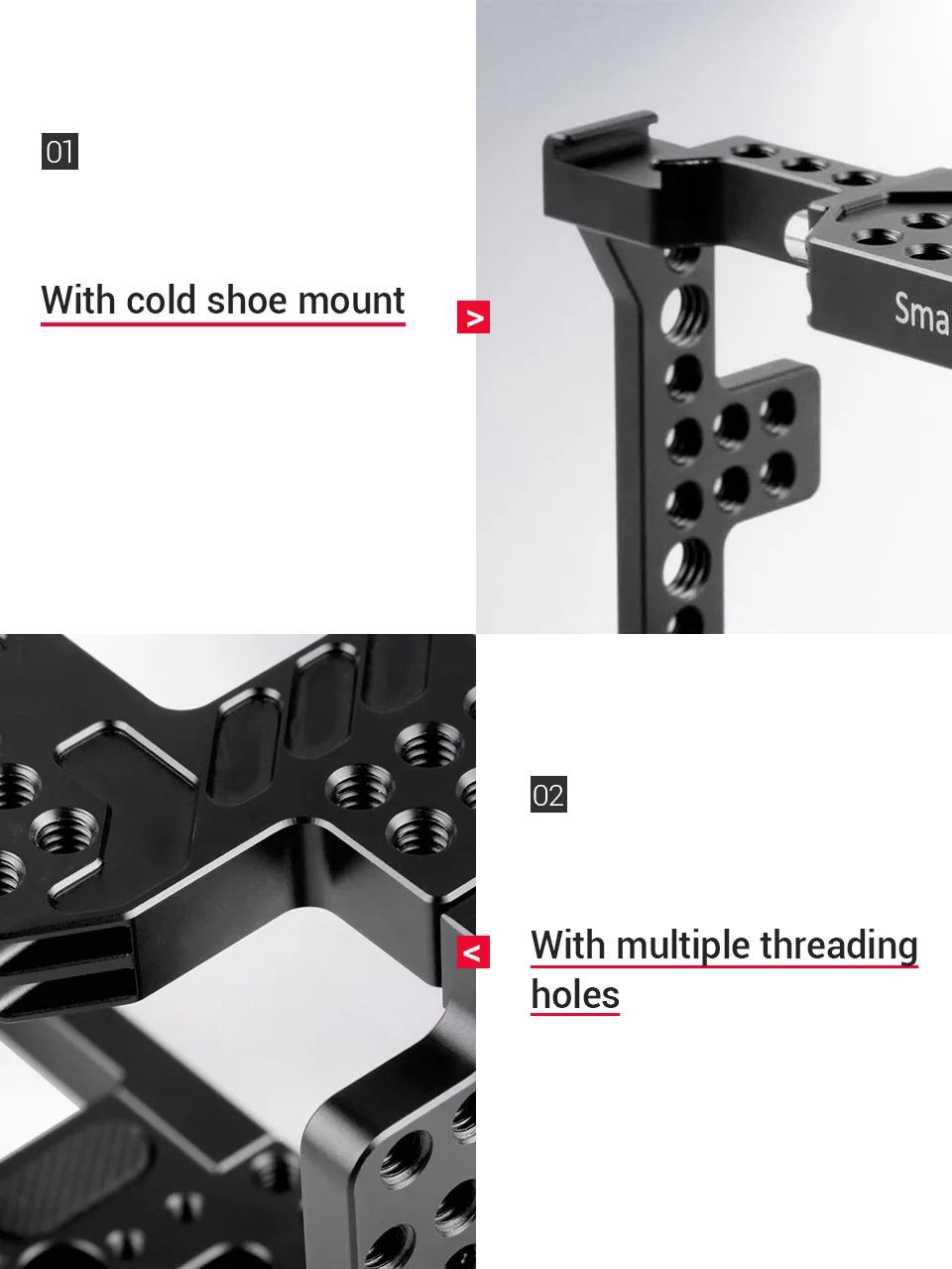 Smallrig Камера клетка для sony A7II/A7RII/A7SII ILCE-7M2/ILCE-7RM2/ILCE-7SM2 клетка Риг-1660