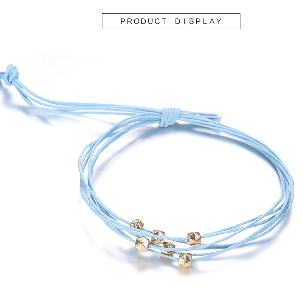 4 шт. женские браслеты мужские в стиле бохо ювелирные изделия винтажные для