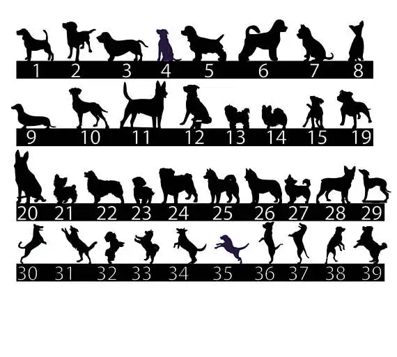 Собака торт Топпер персонализированный собаки силуэт|silhouette cake toppers|topper cakesilhouette