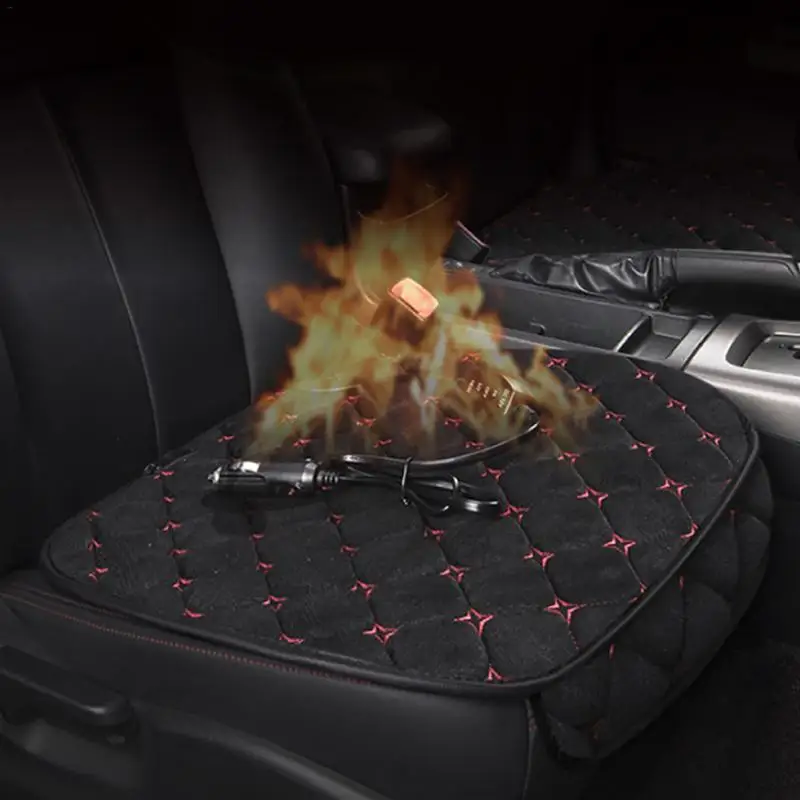Автомобильная подушка с подогревом зимний теплый автомобильный коврик