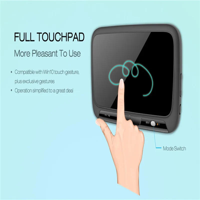 HIPERDEAL мыши и клавиатуры H18 Plus 2 4 ГГц мини беспроводная клавиатура сенсорная панель