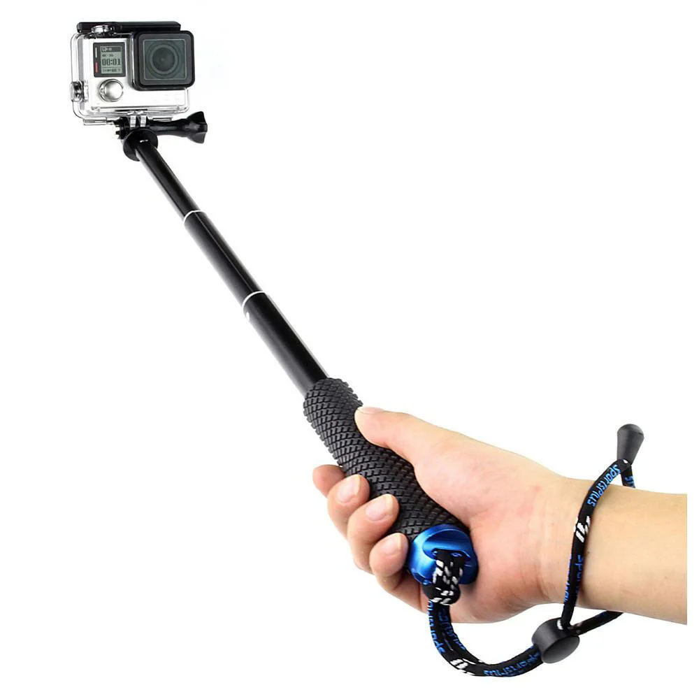 SOONSUN для GoPro алюминиевый выдвижной шест палка для селфи водонепроницаемый ручной монопод для GoPro Hero 8 7 6 5 4 3 2 для Go Pro Pole