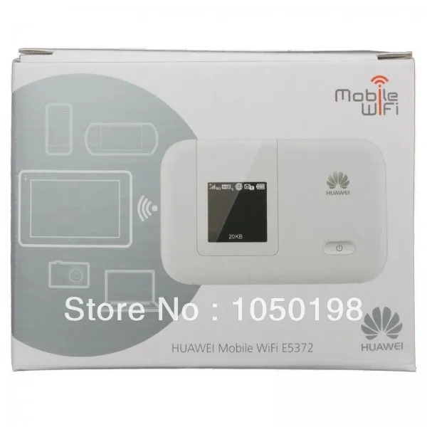 HUAWEI E5372 LTE Cat4 Mobile Hotspot  +a pc free TS-9 antenna