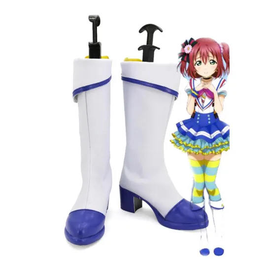 Косплей LoveLive! Sunshine! Ботинки в стиле аниме Jumping Heart Ruby Kurosawa на Хэллоуин обувь для