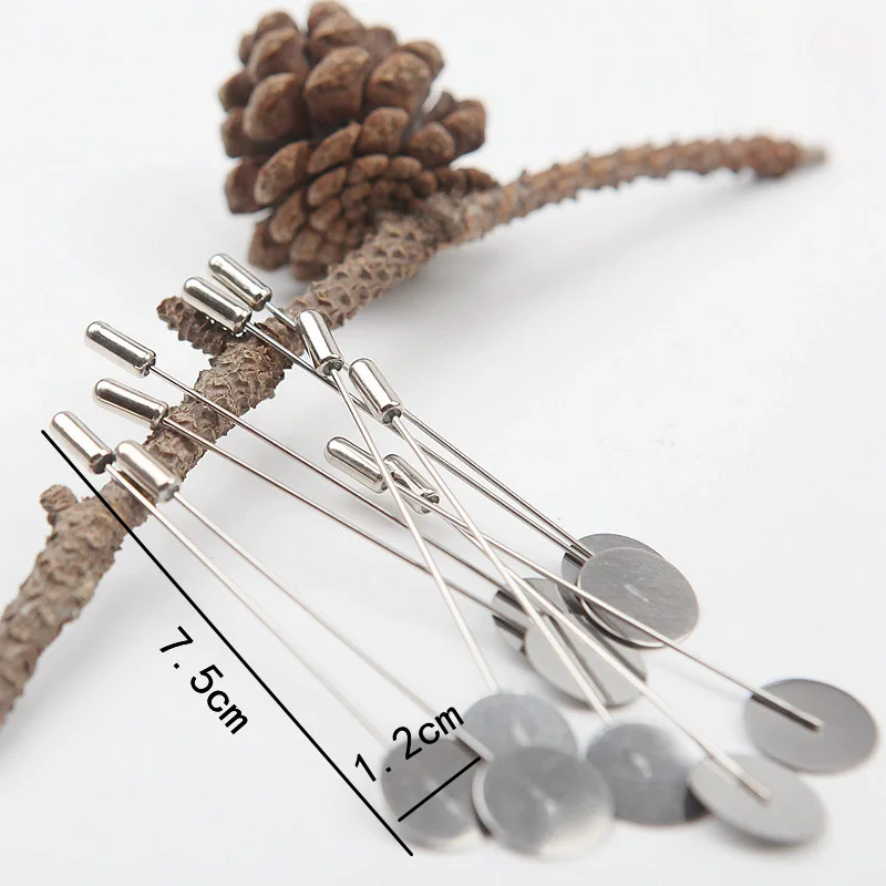 Безопасная булавка 10 шт./лот булавки для фиксации брошей швейные жемчужная брошь