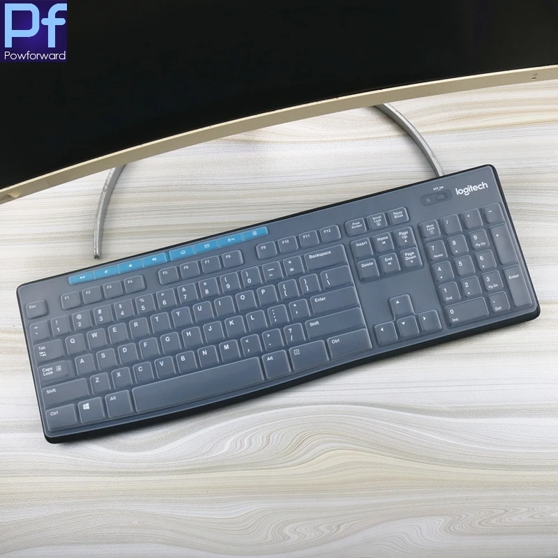 Для logitech MK 275 MK 270 MK 260 MK 200 K 200 K 260 K 270 силиконовый настольный компьютер ПК клавиатура крышка с защитой от пыли Защитная крышка