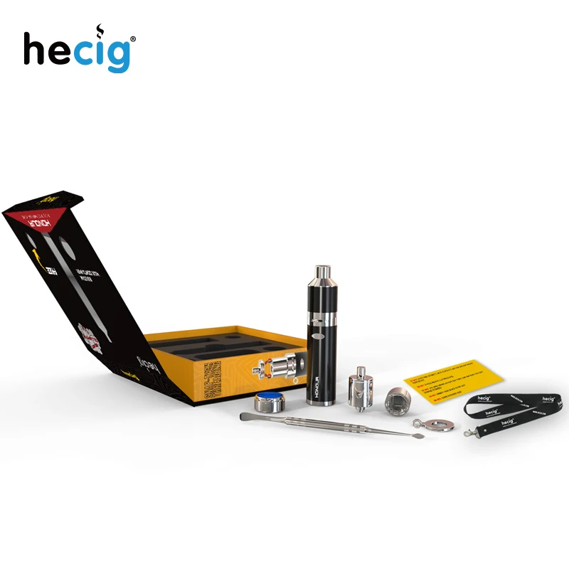Оригинальная восковая ручка Hecig Honour & сухой вапорайзер для трав 1400 мАч Мути