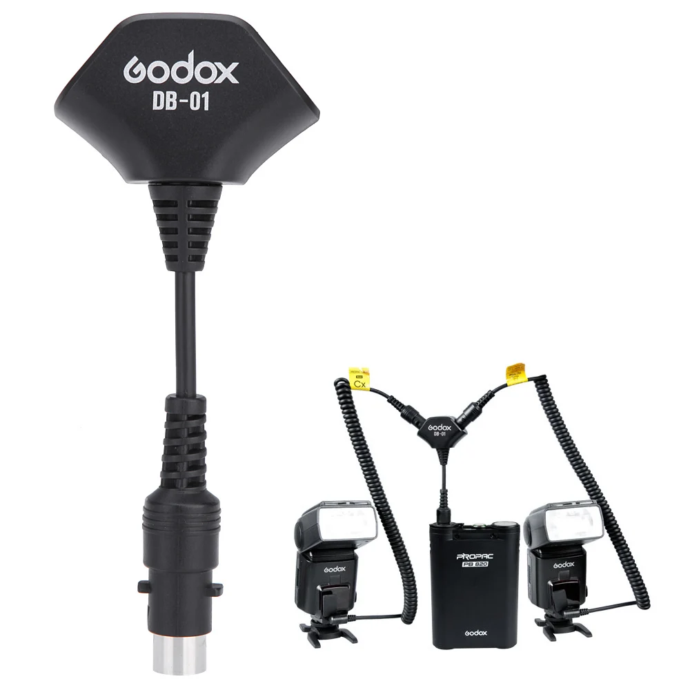 Godox DB 01 один два кабеля Y адаптер для PROPAC Power Pack PB960 PB820 AD360 AD180|adapter|adapter cableadapter power |