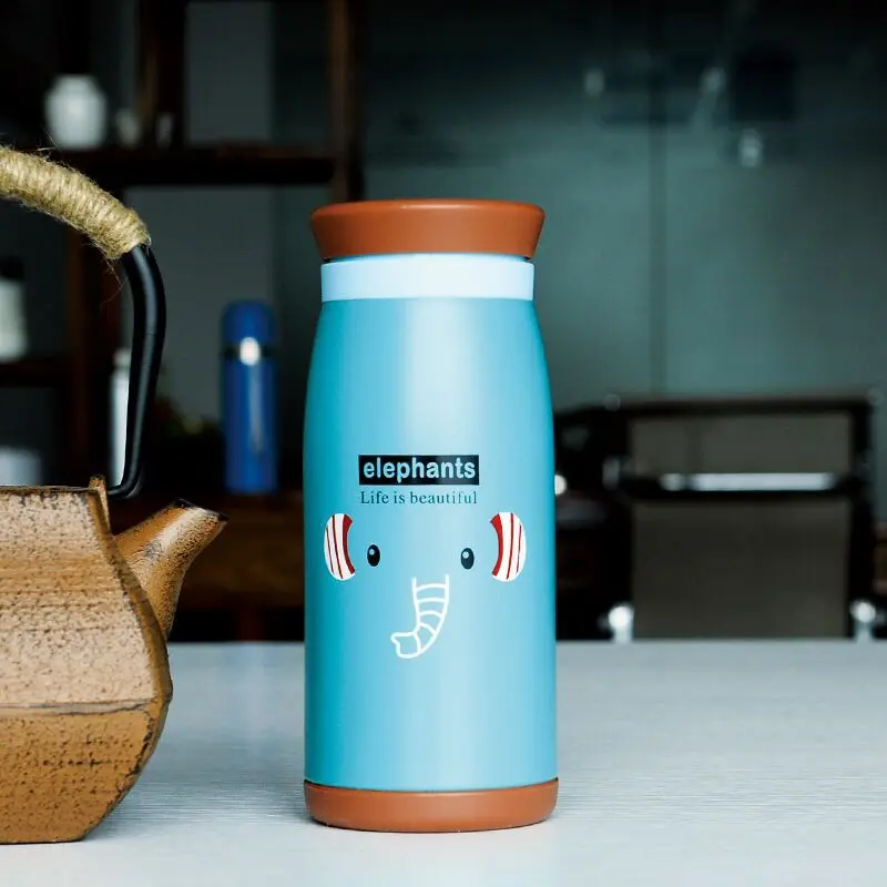 1 шт. Симпатичные конфеты цвета мультфильм животных термос чашка бутылка