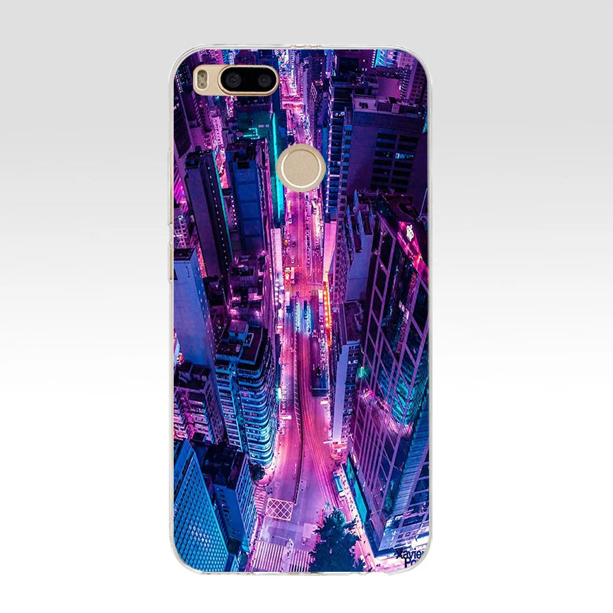 129SD эстетика vaporwave Мягкий Силиконовый ТПУ чехол для телефона для xiaomi redmi 4A 4X note 4 4x mi A1 A2 lite