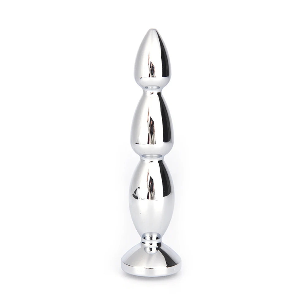 Long Butt Plug Erotic Products Prostate Massage Metal Anal Beads Big Size Jewel Adult Sex Toys for Women and Men | Красота и здоровье
