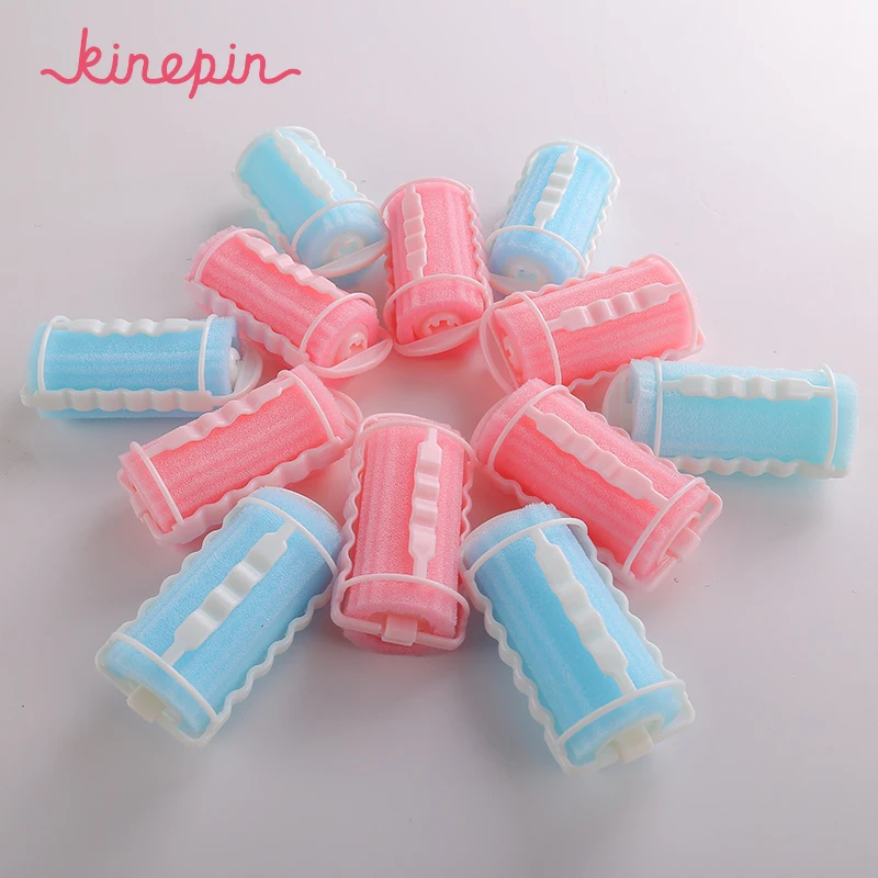 Kinepin 6 шт. DIY Губка волосы ролик рулон Синтетические чёлки волос кудри артефакт