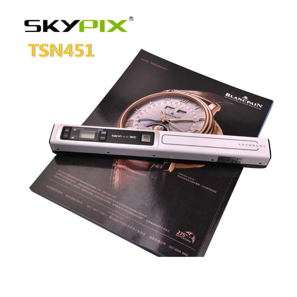 Skypix tsn451 портативный сканер HD 900 точек/дюйм jpg &amp pdf OCR | Компьютеры и офис
