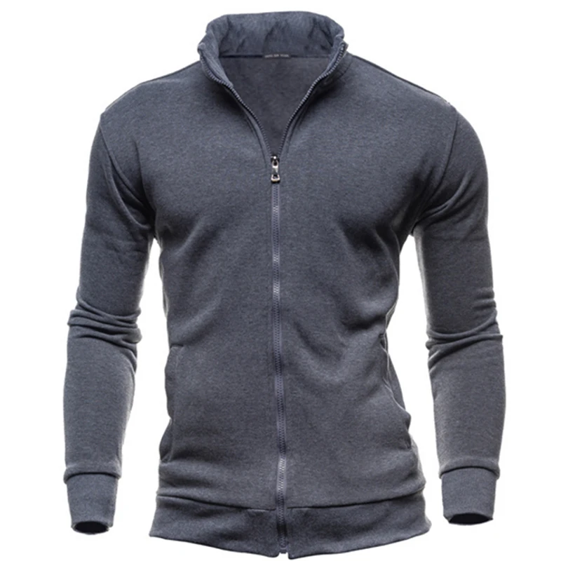 Осенне зимние флисовые толстовки мужские на молнии для фитнеса куртки и пальто