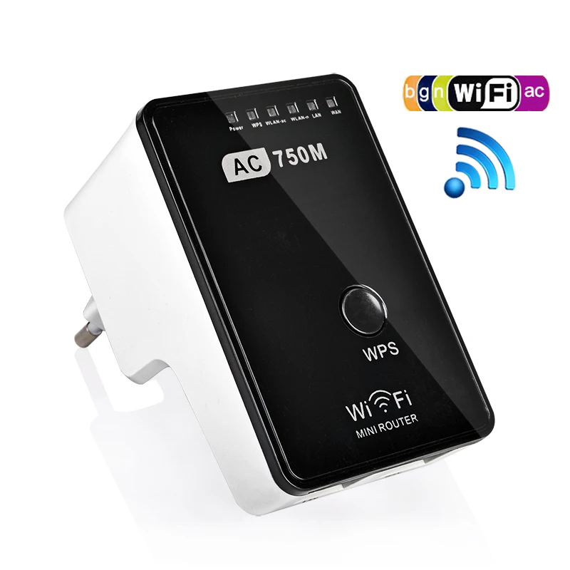 Горячие Мини Беспроводной маршрутизатор 750 Мбит Dual-Band 2.4/5 ГГц Wi-Fi Repeater Booster 802.11 ac/