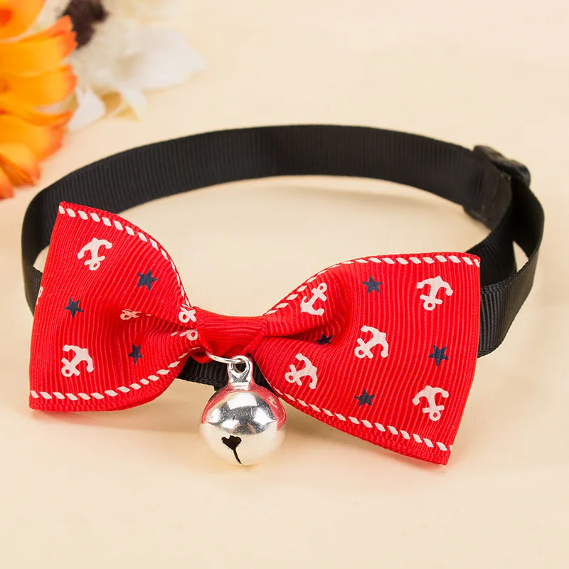 Галстук бабочка для собак и галстук на шею Свадебный Регулируемый ошейник с