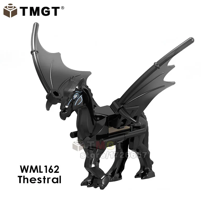 Thestral juguetes Harrys novel строительные блоки Гермиона Малфой Лорд Волдеморт Добби проф. Снейп Рон игрушки для детей Подарки