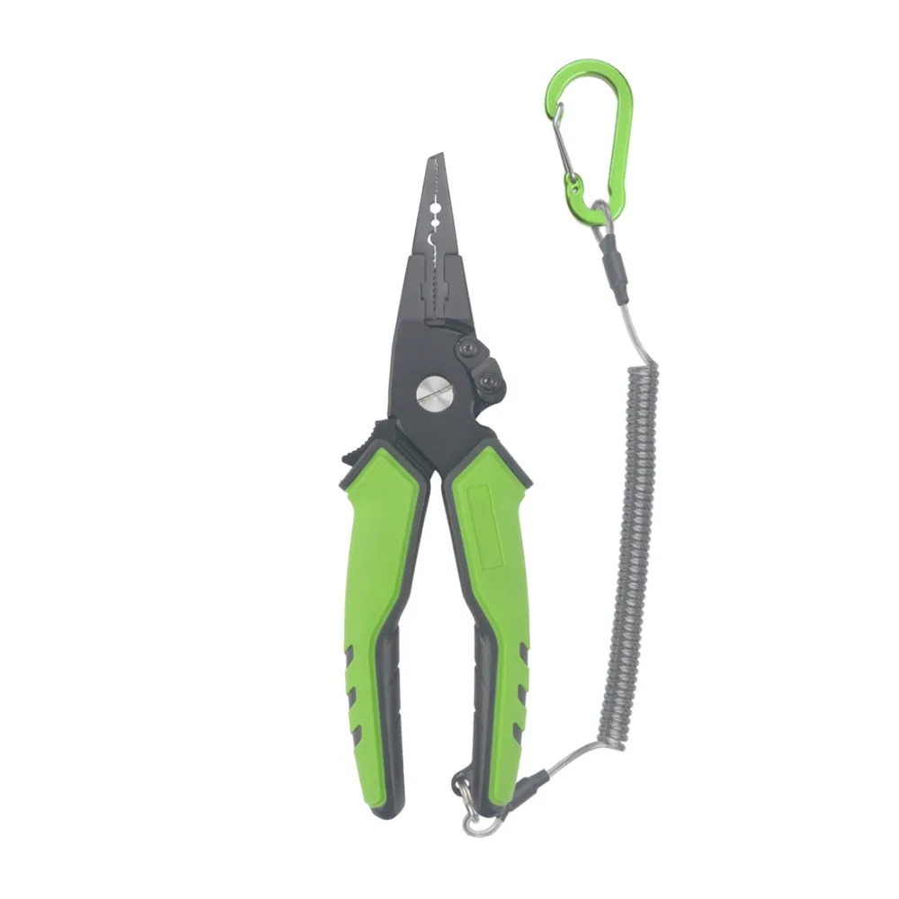 New color Multifunctional Aluminium Fishing Pliers set with fishing lip grip  Weight Scale & Fishing pliers  Tackles
