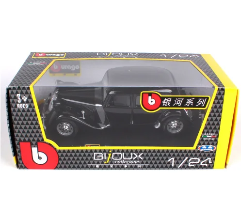 Модель автомобиля Bburago в ретро стиле 1:24 1952 Citroen T.A 15CV|car toy|model car toycars diecast |