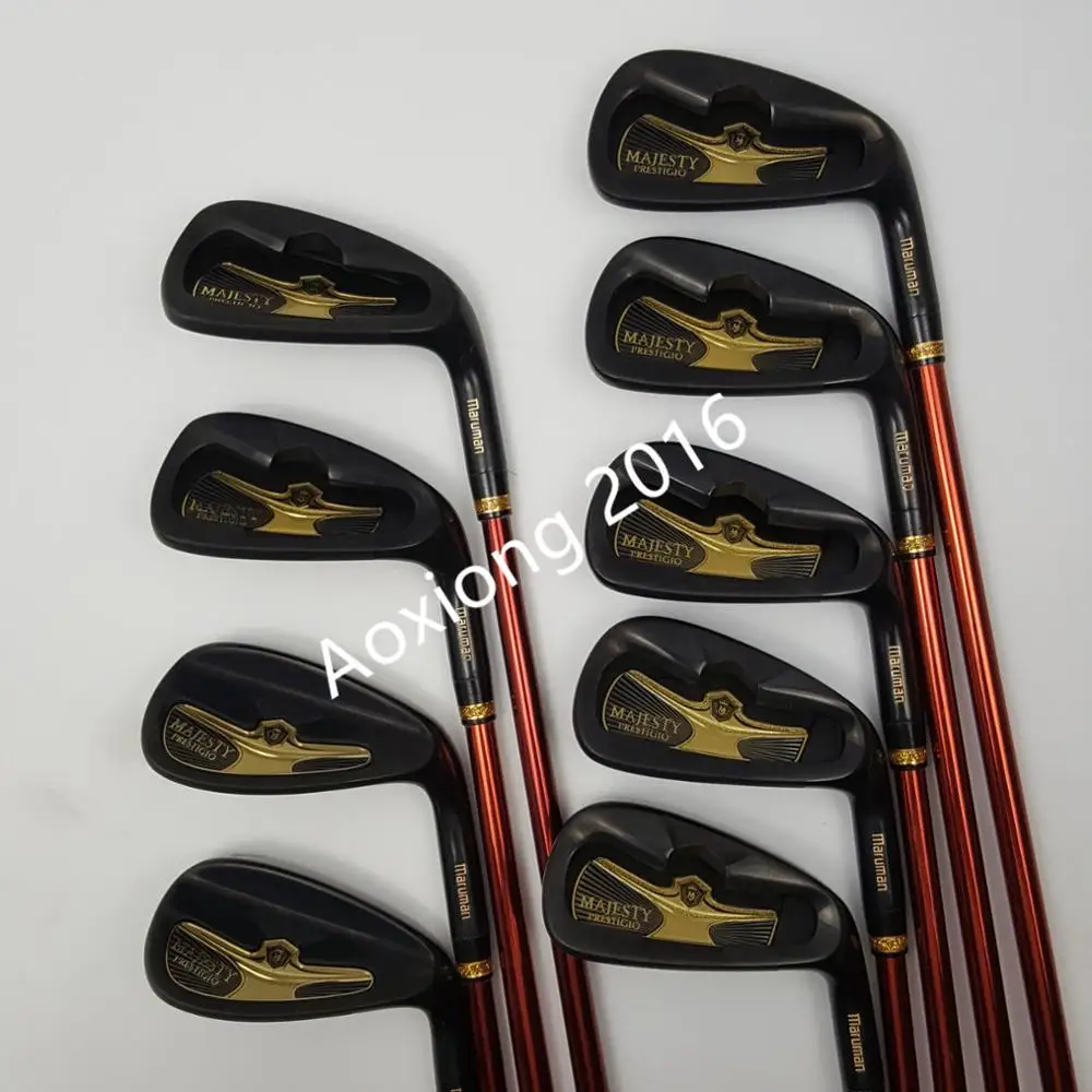 Maruman Majesty Prestigio 9 утюги для гольфа набор 5-910 Р. В качестве клюшек для гольфа графитовая клюшка для гольфа R или жесткие гибкие Утюги клубов