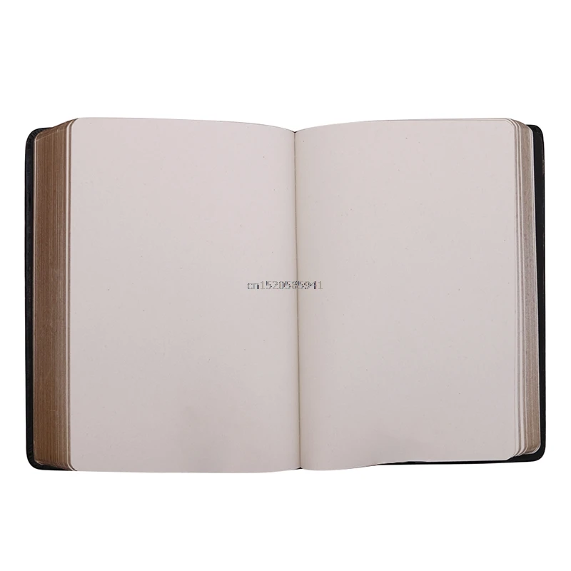 

Classic Vintage Notebook Journal Diary Sketchbook Thick Blank Page Leather Cover K92C