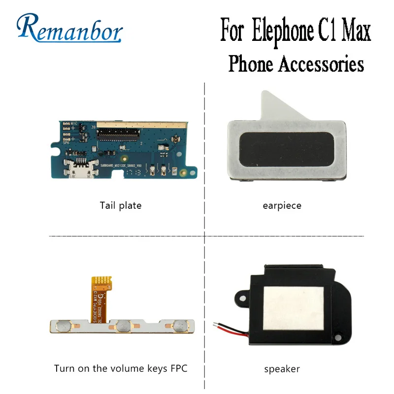 Remanbor для Elephone C1 Макс громкий Динамик зарядная плата с usb-входом динамик Мощность