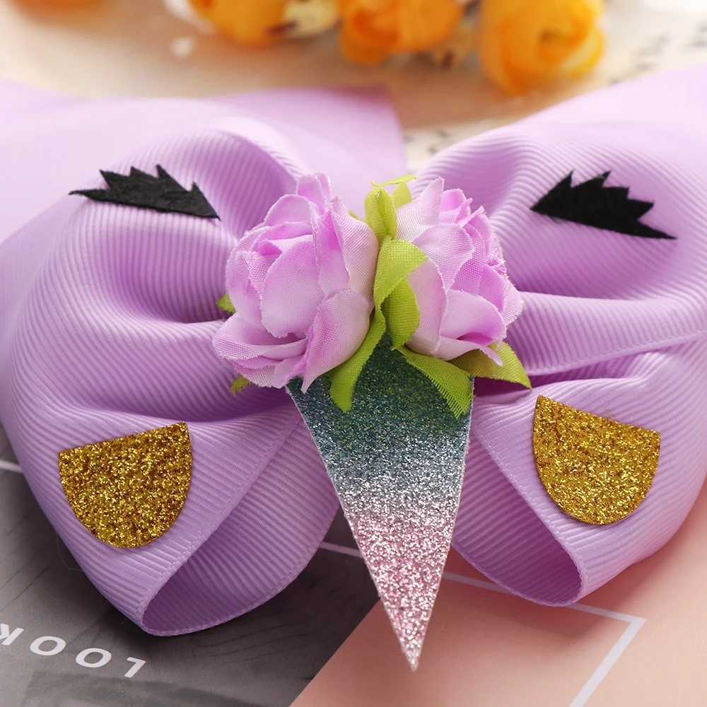 6'' Valentine Boutique Ribbon 0 Cheerleading Hair Bows With Clips For Girls Handmade Accessories | Детская одежда и обувь
