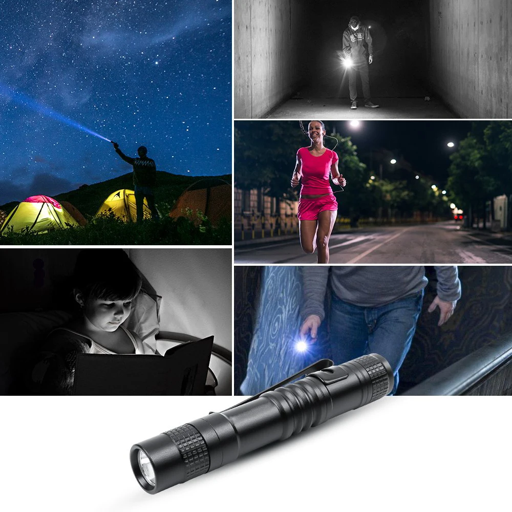 Lightingview мини портативный светодиодный фонарь-ручка свет с 1000 люмен факел для дантиста Кемпинг Туризм и ночная прогулка