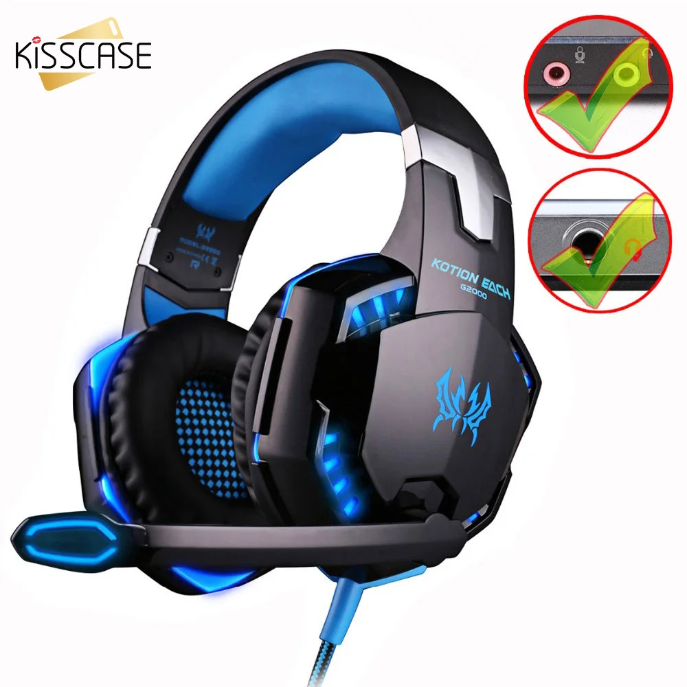 KISSCASE игровая гарнитура наушники Складные Bluetooth стерео с микрофоном для игры
