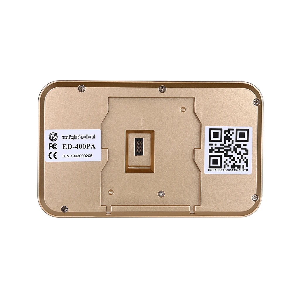 4,3 дюймов глазок WiFi HD720P дверной звонок с камерой домофон приложение дистанционное управление для IOS Andriod PIR детектор движения сигнализация видео глаза