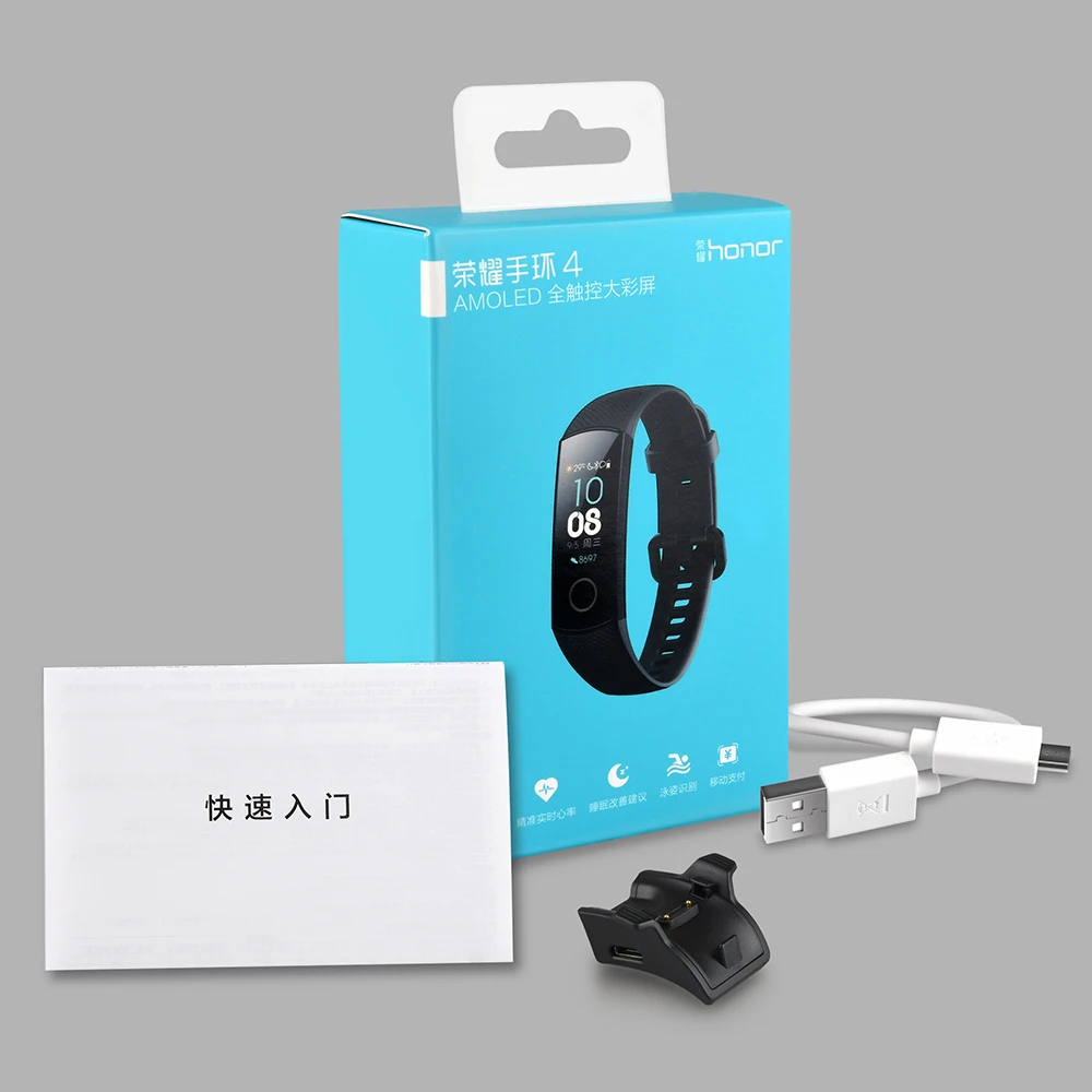 Смарт-браслет huawei Honor Band 4 0,9" Amoled цветной сенсорный дисплей для плавания Honor Band 5i Кнопка сердечного ритма сна