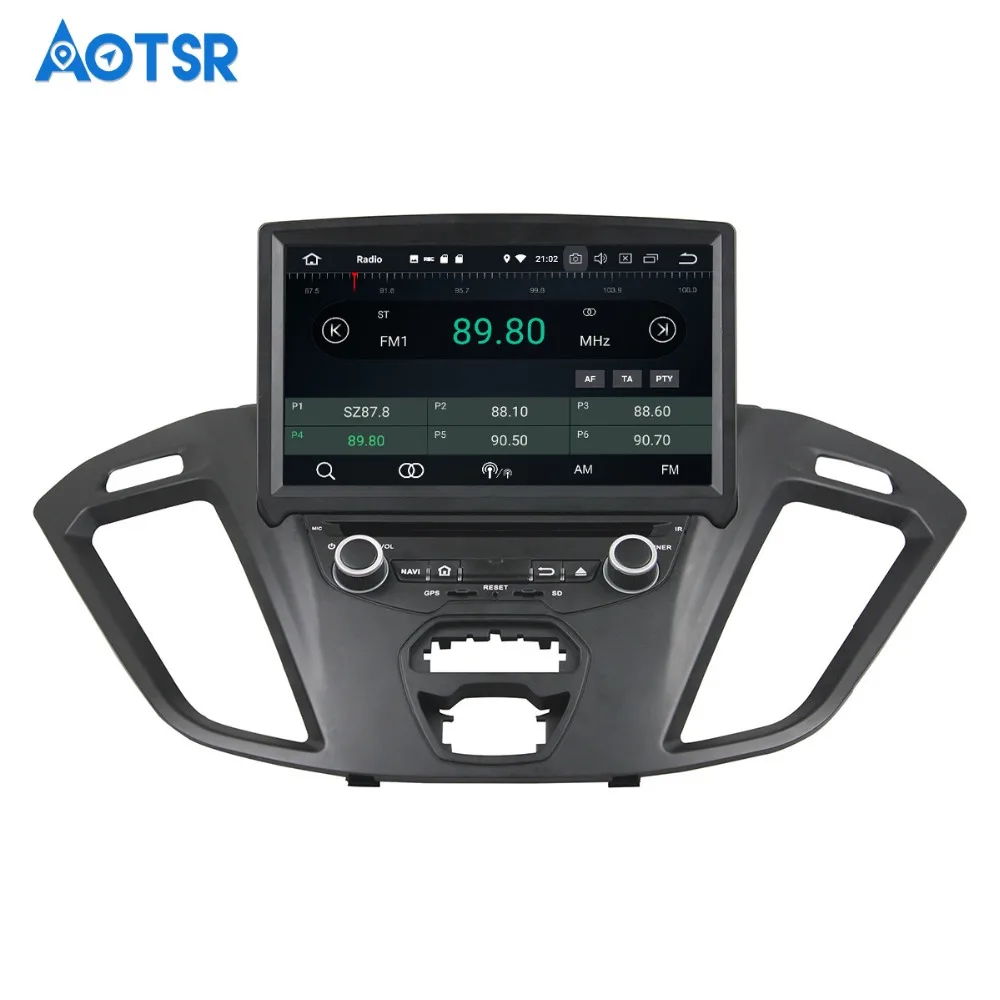 Автомобильный DVD плеер на Android 8 4 + 32 ГБ GPS навигация для Ford Transit Custom 2016 головное