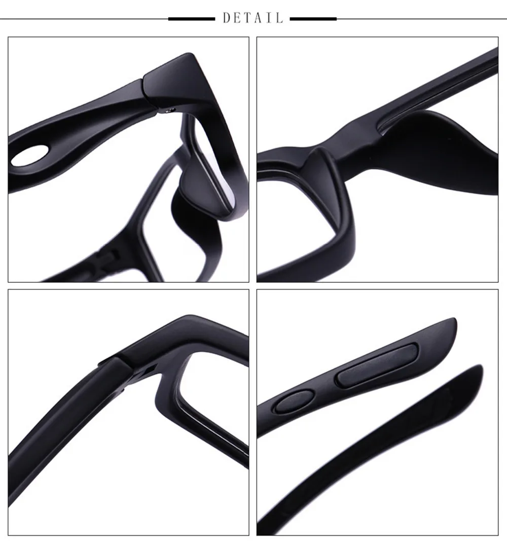 Chashma TR90, спортивные очки с полной оправой, ультра-светильник, очки для игр, для верховой езды, близорукость, очки для мужчин