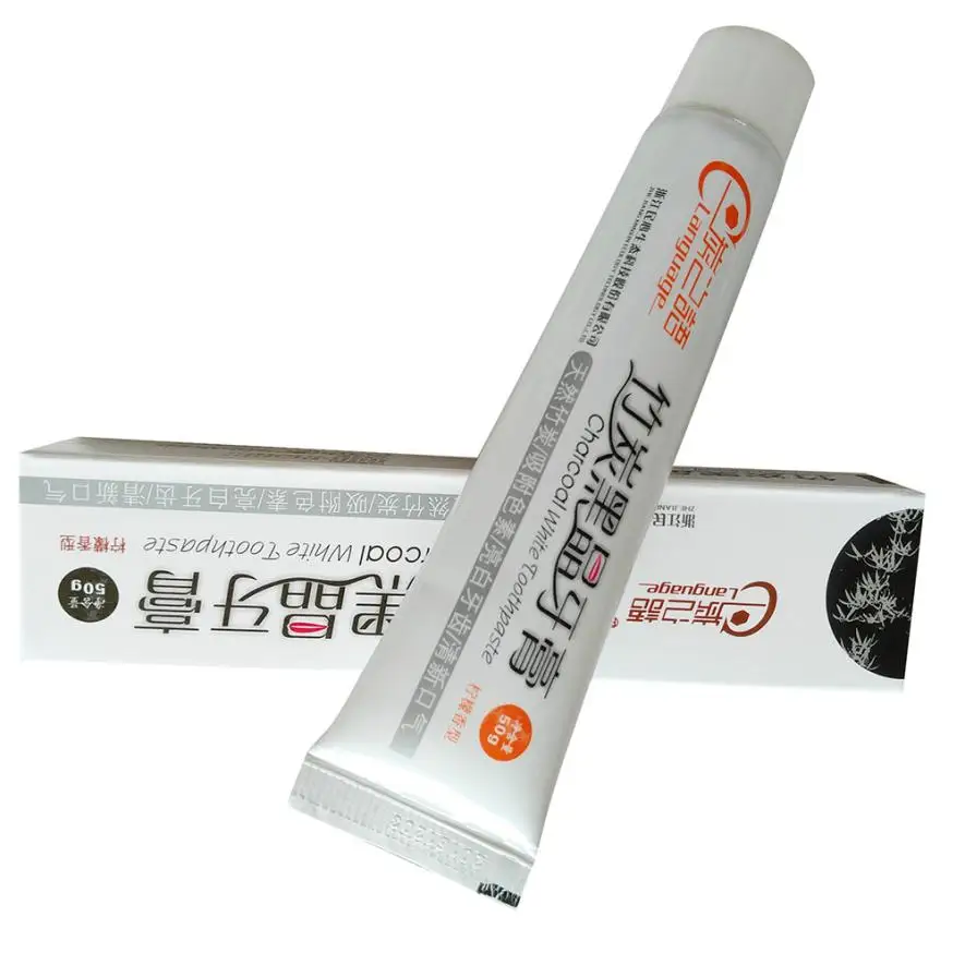 Зубная паста с бамбуковым углем черная зубная отбеливание зубов чистка гигиена