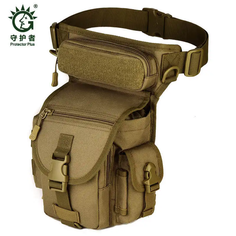 

Hot buy Nylon Thigh Leg Drop Bag Waterproof Man Travel Hip Belt Bum Fanny Pack Casual Male Military Waist Packs Free shipping